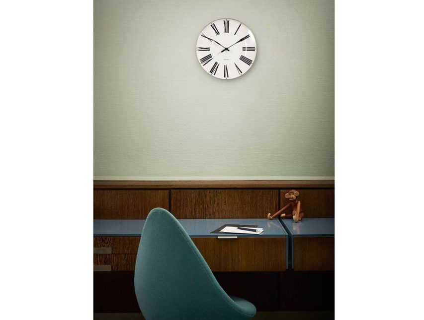 Arne Jacobsen - Roman Veggklukka 16cm - Image 3