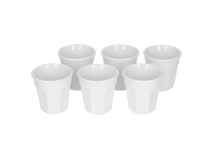 Bialetti - Espresso Bollar White 6stk