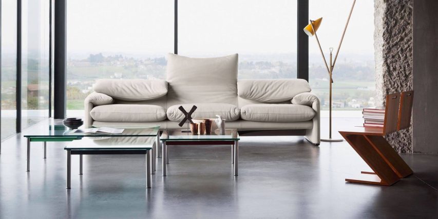 Cassina - LC10 Sófaborð 140x140 cm Gler - Image 2