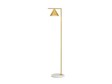 Flos Captain Flint Gólflampi Brushed Brass