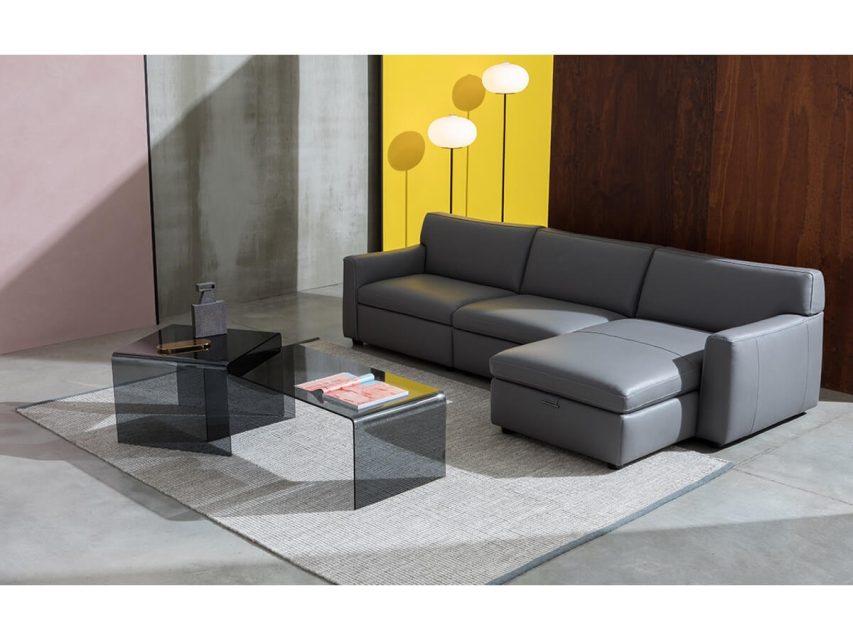 Natuzzi - Mercurio Glerborð 60x60 cm - Image 2