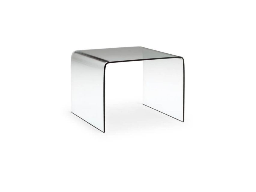 Natuzzi - Mercurio Glerborð 60x60 cm