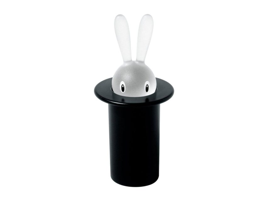 Alessi - Magic Bunny Tannstönglabox Svart
