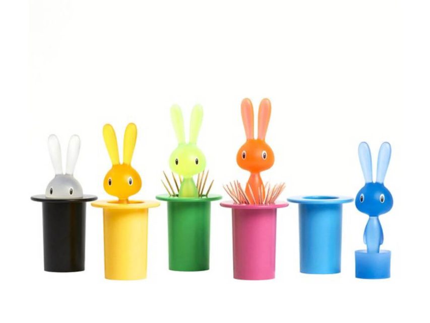 Alessi - Magic Bunny Tannstönglabox Svart - Image 2