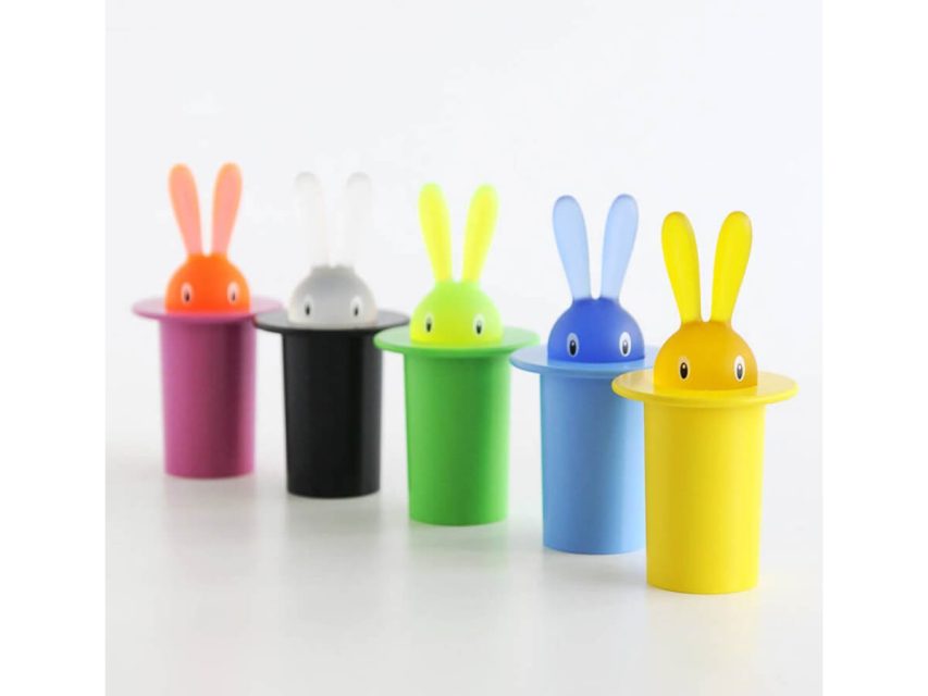 Alessi - Magic Bunny Tannstönglabox Svart - Image 3