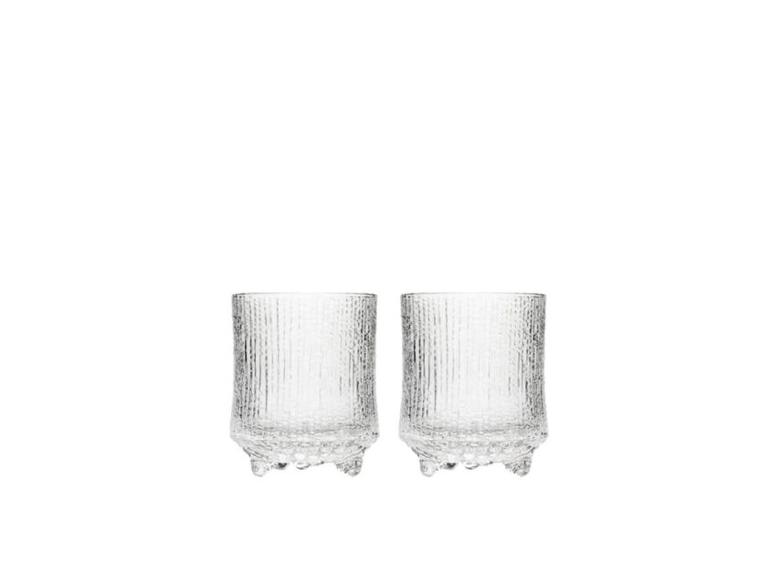 Lítið vatnsglas úr Ultima Thule línu Iittala.