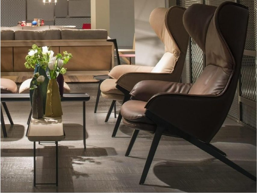 Cassina - P22 Armstóll Leður - Image 4