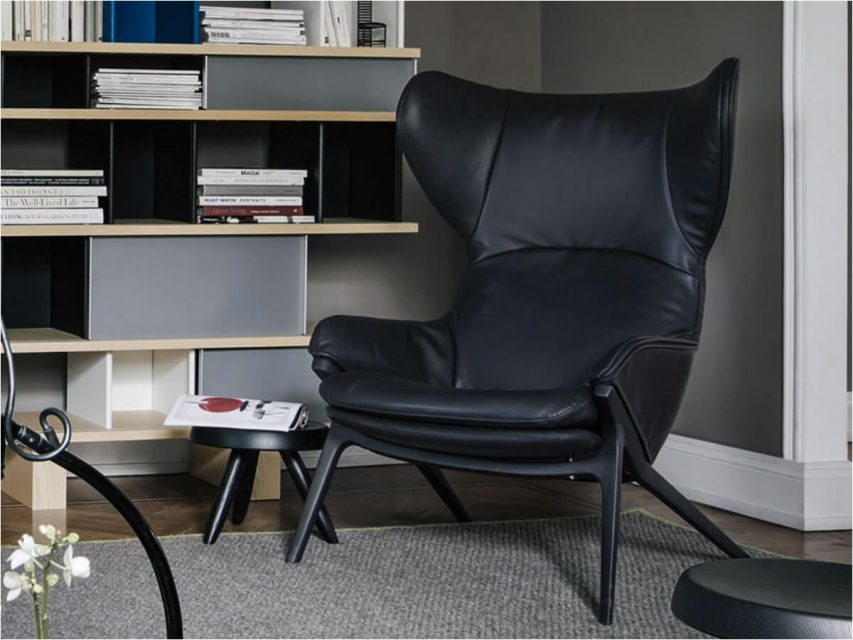 Cassina - P22 Armstóll Leður - Image 2