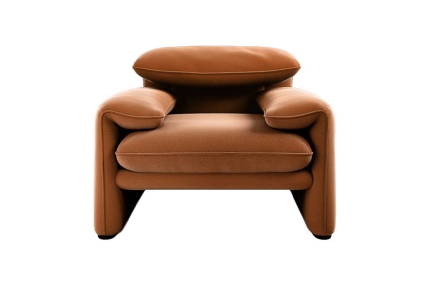 Cassina Maralunga Stóll Leður