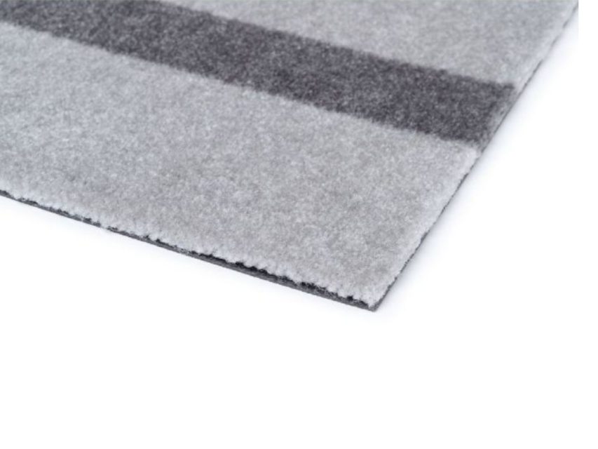 Tica - Dyramotta Stripes 60x90cm L.Grey/Grey - Image 3