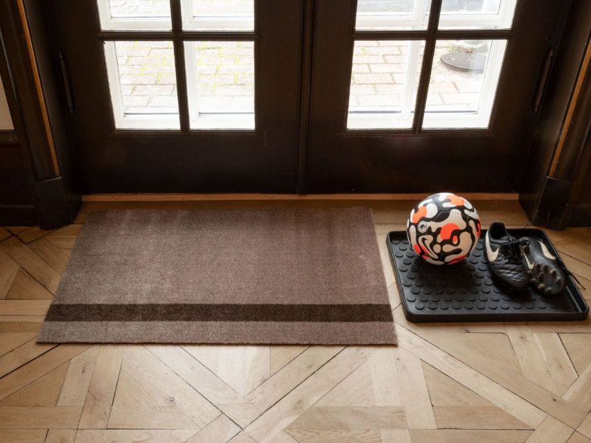 Tica - Dyramotta Stripes 60x90cm Sand/Brown - Image 2