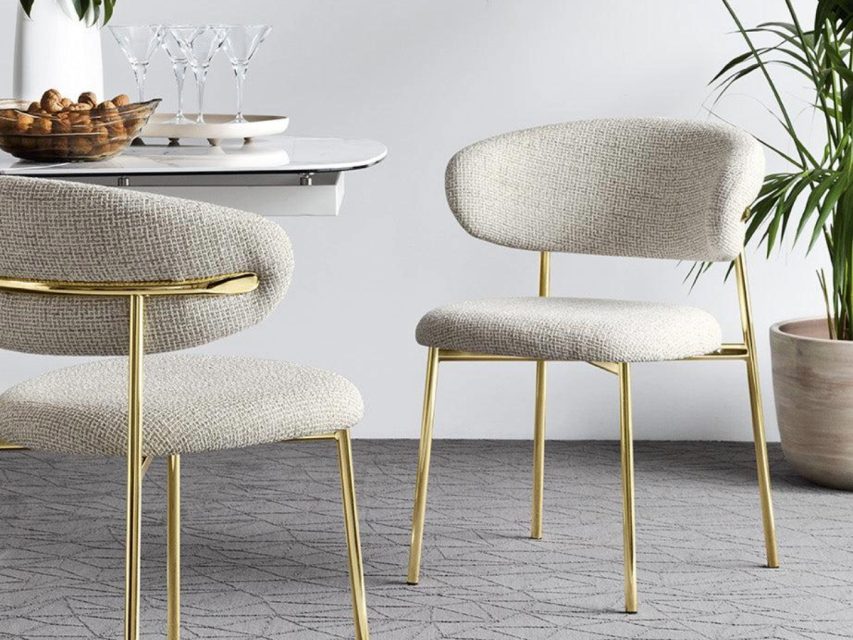 Calligaris - Oleandro Stóll Stál/Tauáklæði Antracite - Image 3