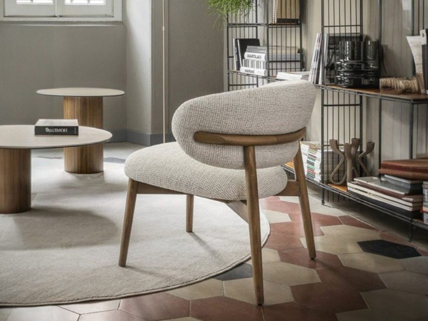 Calligaris - Oleandro Lounge Stóll Hnota/Sab - Image 2