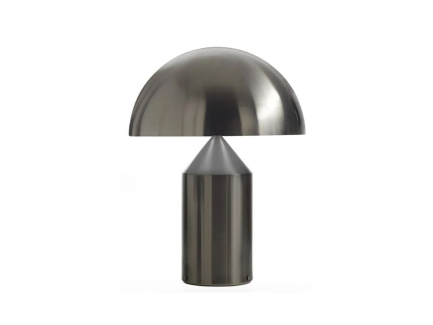 Oluce - Atollo Lampi 35 cm Satin Black Nikel