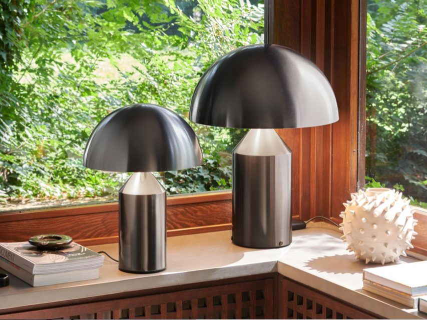 Oluce - Atollo Lampi 35 cm Satin Black Nikel - Image 3