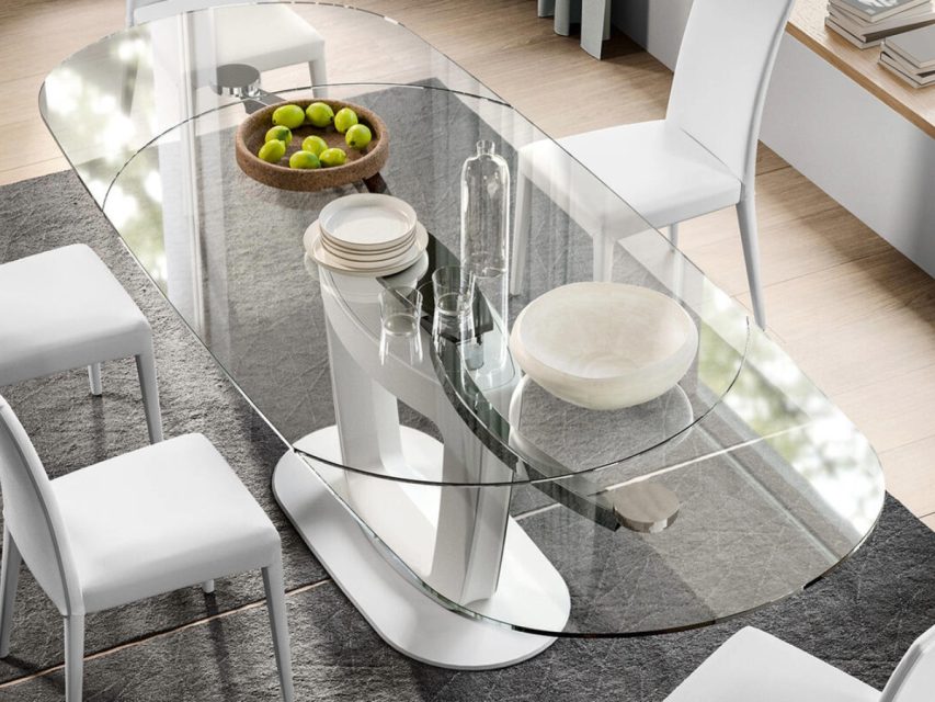 Calligaris - Orbital Borð Glertoppur - Image 3