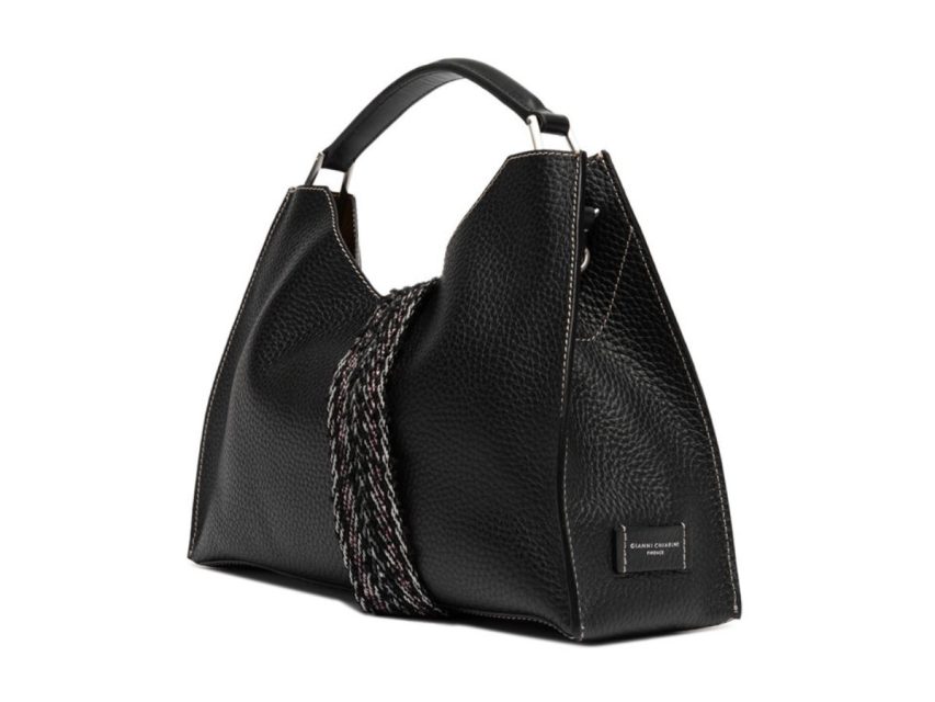Gianni Chiarini - AURORA Leðurtaska '25 Nero-Castoro - Image 3