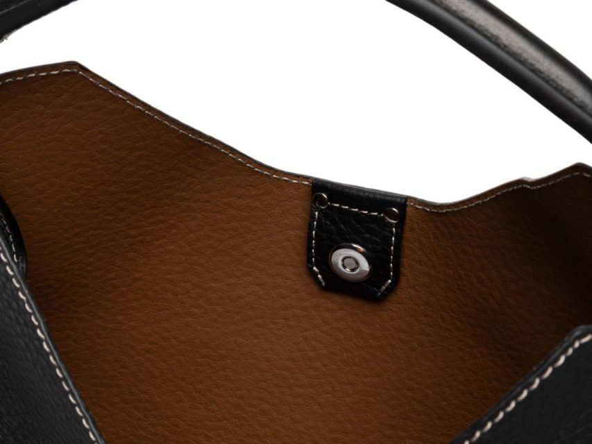 Gianni Chiarini - AURORA Leðurtaska '25 Nero-Castoro - Image 4