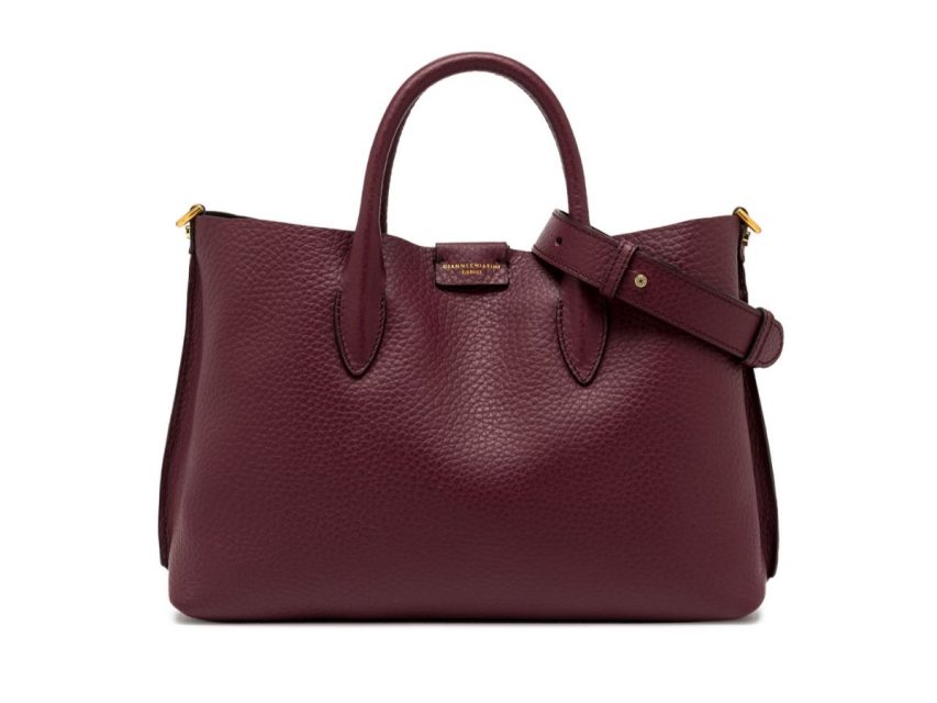Gianni Chiarini - ARETHA Leðurtaska H.25 cm '25 Wineberry