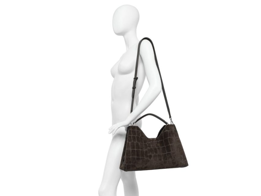 Gianni Chiarini - AURORA Taska Rúskinn '25 Cocco Espresso - Image 7