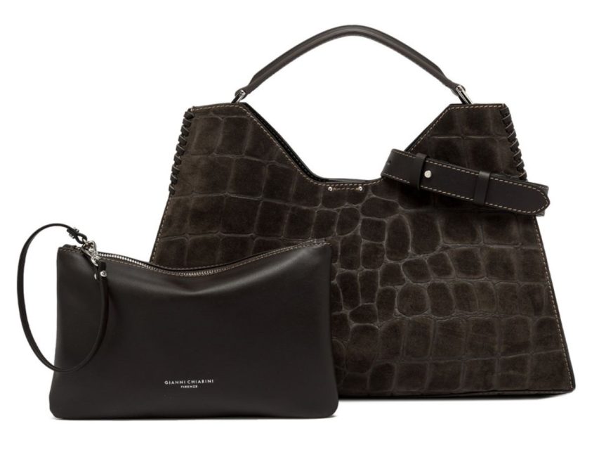 Gianni Chiarini - AURORA Taska Rúskinn '25 Cocco Espresso