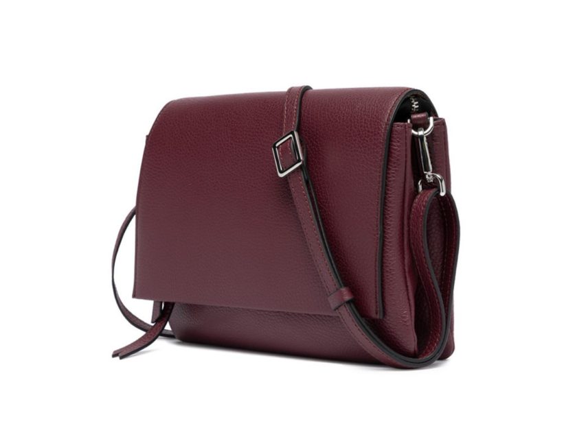 Gianni Chiarini - THREE Leðurtaska Stór '25 Wineberry - Image 3