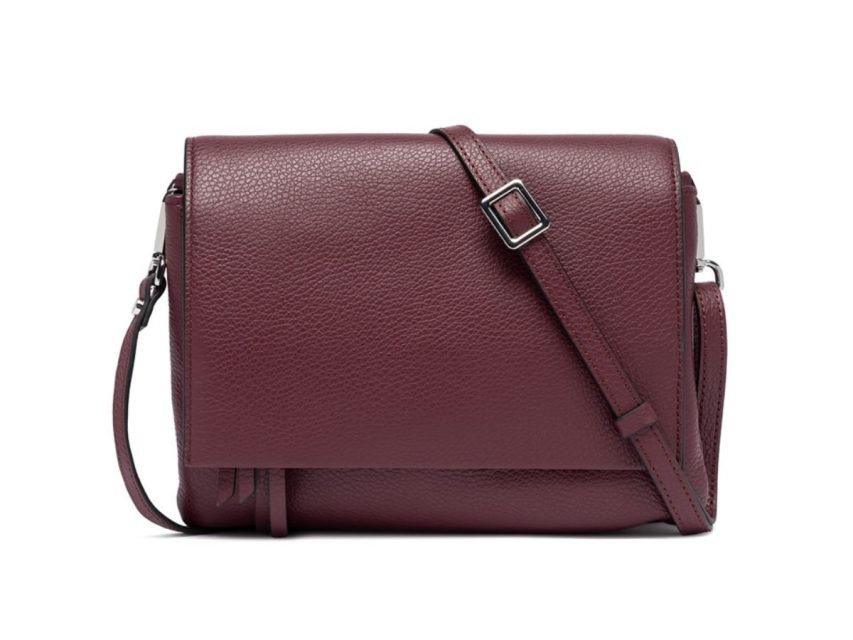 Gianni Chiarini - THREE Leðurtaska Stór '25 Wineberry