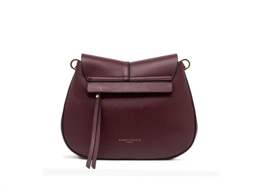 Gianni Chiarini - HELENA ROUND Leðurtaska Lítil '25 Wineberry - Image 3
