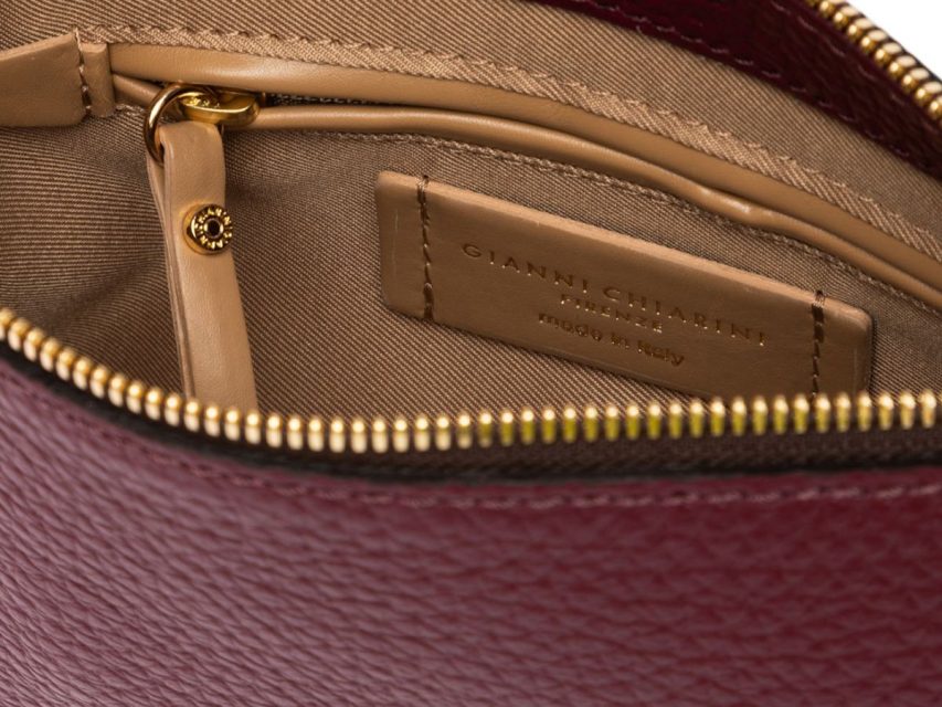 Gianni Chiarini - BROOKE Leðurtaska Lítil '25 Wineberry - Image 4